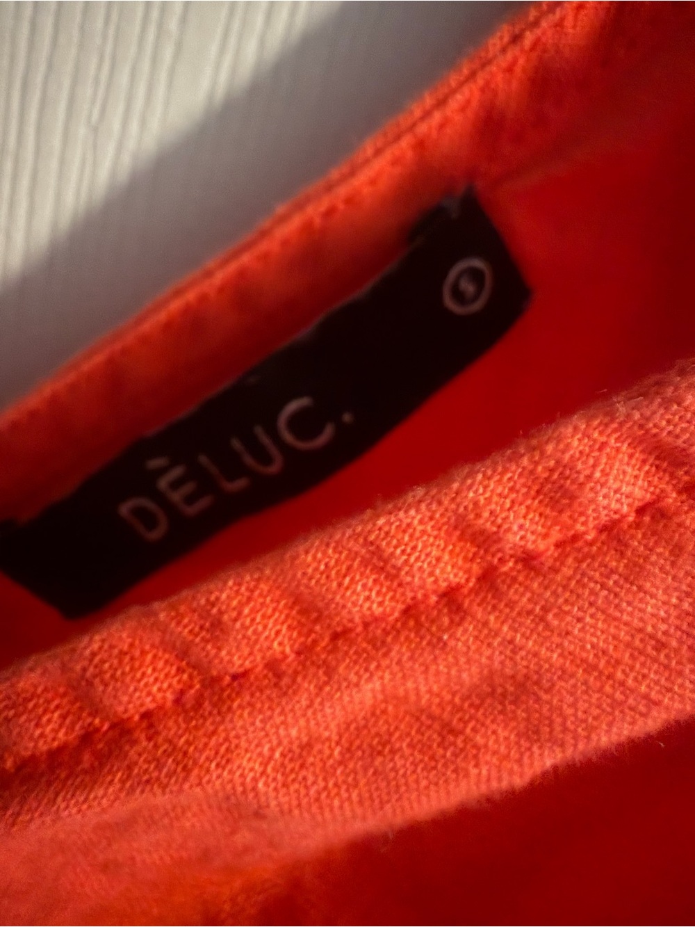 Deluc Linen Blend Women's Tie-Shoulder Orange Sleeveless Maxi Dress size Small - Picture 8 of 11
